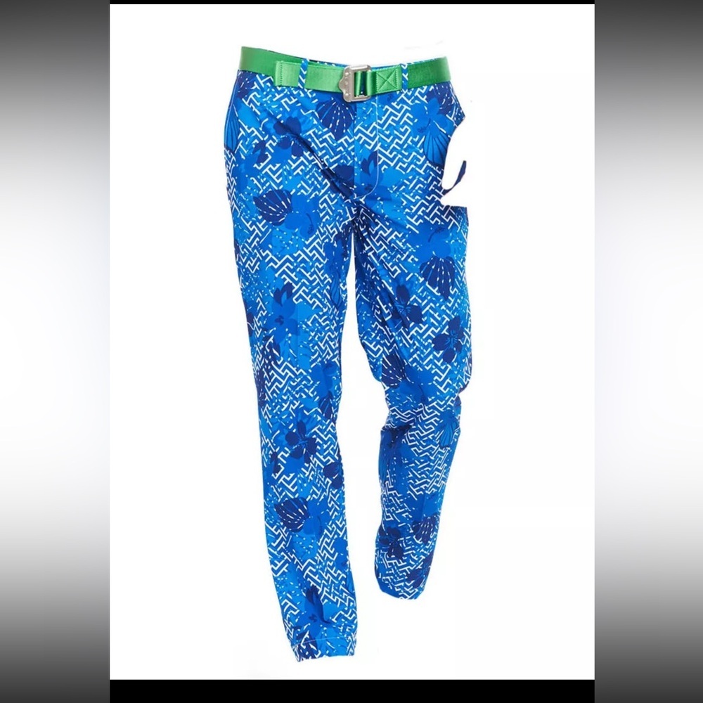 RLX Ralph Lauren Pants in Blue Floral Size 34/32